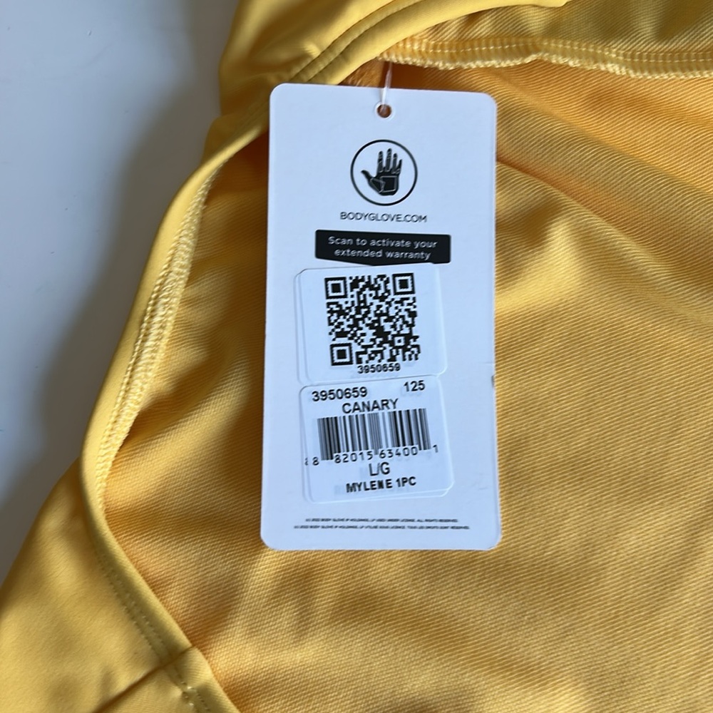 Body Glove Yellow One Piece Swimsuit - Picture 9 of 10